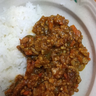 ヘルシー簡単！キーマカレー